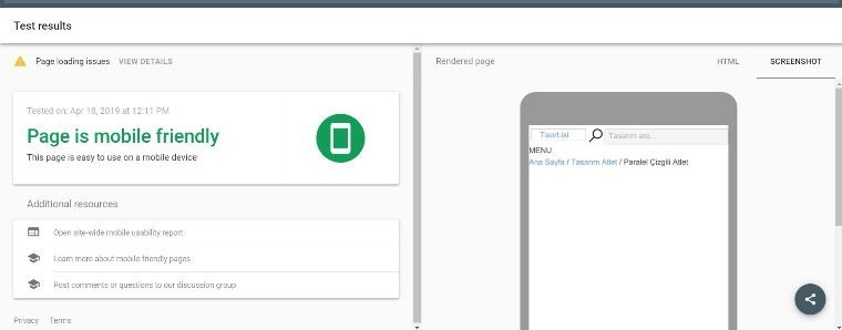 Google's Mobile-Friendly Test