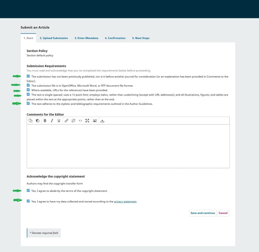 Check-OJS-Checklist