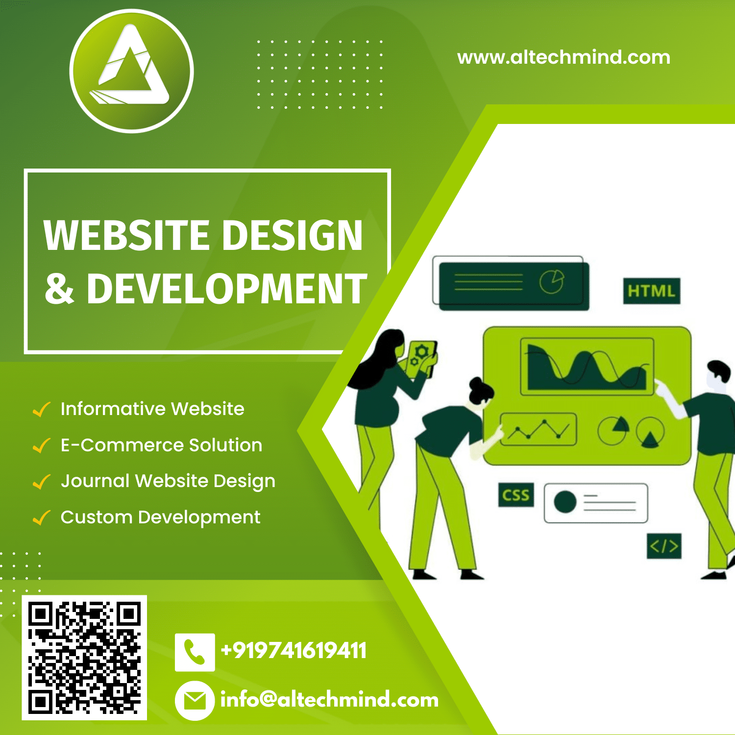 Website Design & Development | Altechmind Web Services