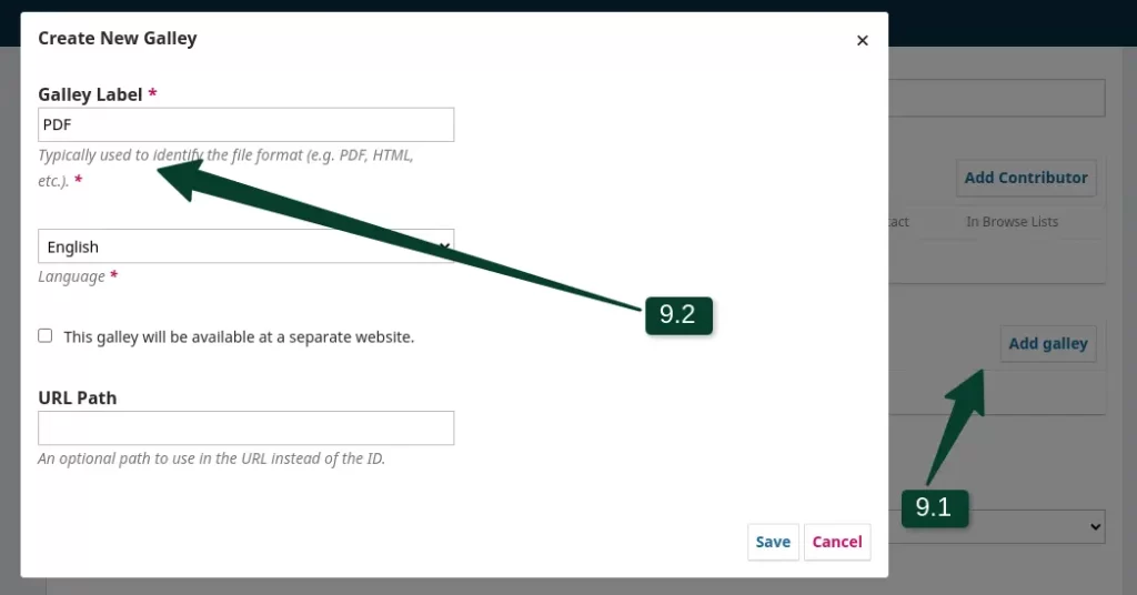 Source: OJS Dashboard (Add Galley in Quick Submit Plugin)